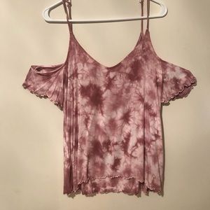 Cute, comfortable tie dye blouse